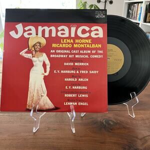 Jamaica Original Broadway Cast Lena Horne Vinyl LP 1957 RCA Victor LOC-1036